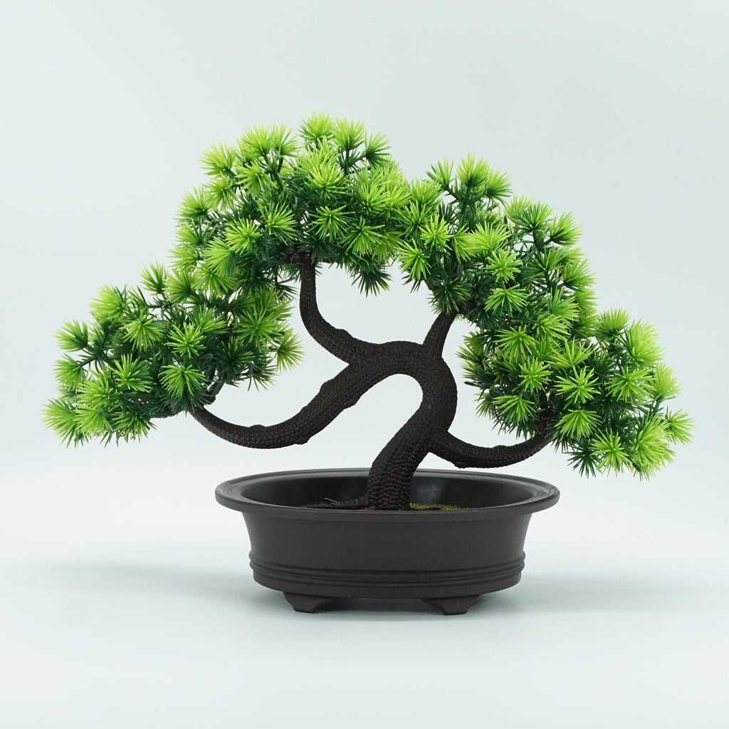 Ramas de pino artificiales de 9" para decoración de interiores - Green04