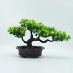 Ramas de pino artificiales de 9" para decoración de interiores - Green03
