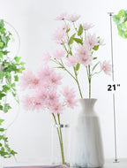 Lotos artificiales de 21" para decoración del hogar, eventos y escaparates