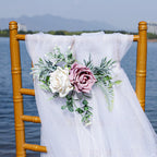 Rosas artificiales para bodas y eventos - Azul