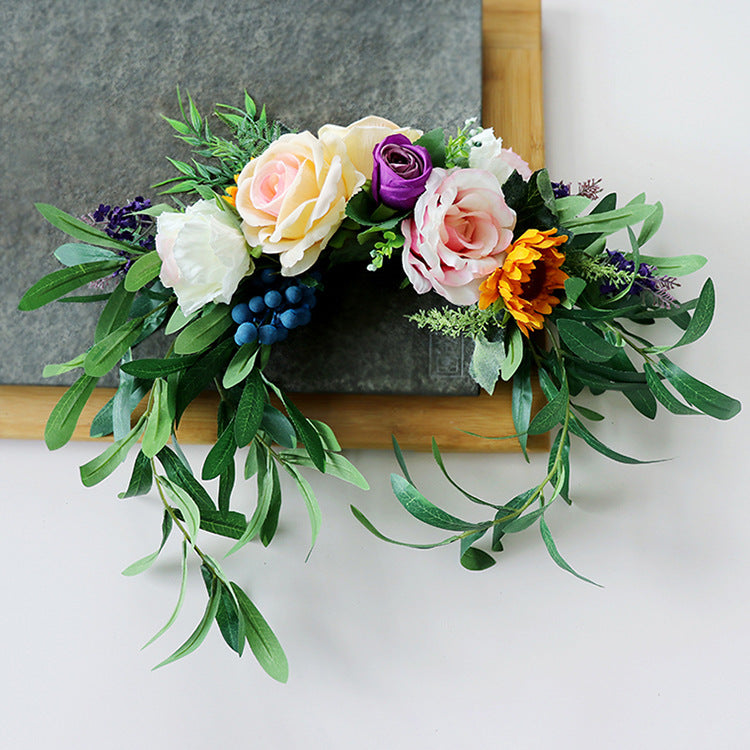Rosas artificiales de 17" x 14" para bodas y eventos