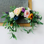Rosas artificiales de 17" x 14" para bodas y eventos