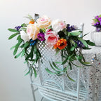 Rosas artificiales de 17" x 14" para bodas y eventos - Mixed