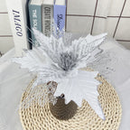 Flores de Pascua artificiales de 10" 5 piezas para bodas y eventos