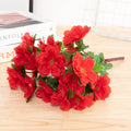 Azaleas artificiales con resistencia a los rayos UV de 15.7" para jardín, balcón y terraza