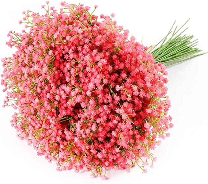 Paniculata artificial de 20" x 15" 15 piezas para bodas y eventos - Morado