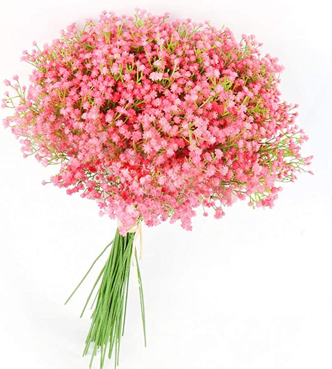 Paniculata artificial de 20" x 15" 15 piezas para bodas y eventos - Blush