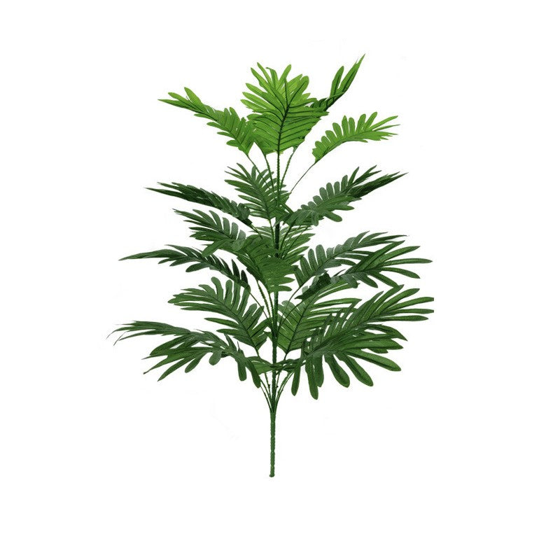 Hojas de monstera artificiales con resistencia a los rayos UV para jardín, balcón y terraza - Verde Willow