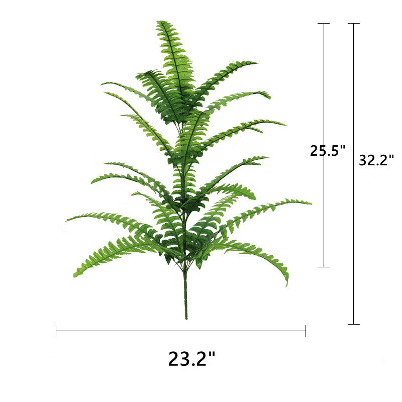 Hojas de monstera artificiales con resistencia a los rayos UV para jardín, balcón y terraza
