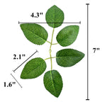 Rosas artificiales con resistencia a los rayos UV de 7" x 4" 40 piezas para jardín, balcón y terraza