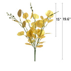 Eucalipto artificial para arreglos florales y proyectos DIY - Morado