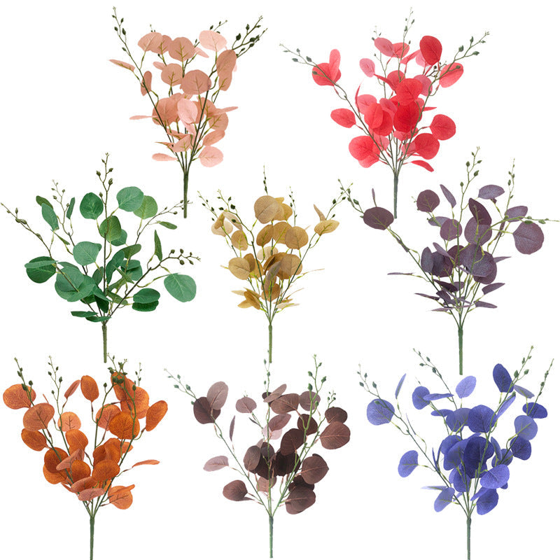 Eucalipto artificial para arreglos florales y proyectos DIY - Verde
