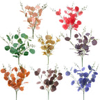 Eucalipto artificial para arreglos florales y proyectos DIY - Verde