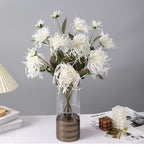 Crisantemos artificiales de 27" para bodas y eventos - Rosa