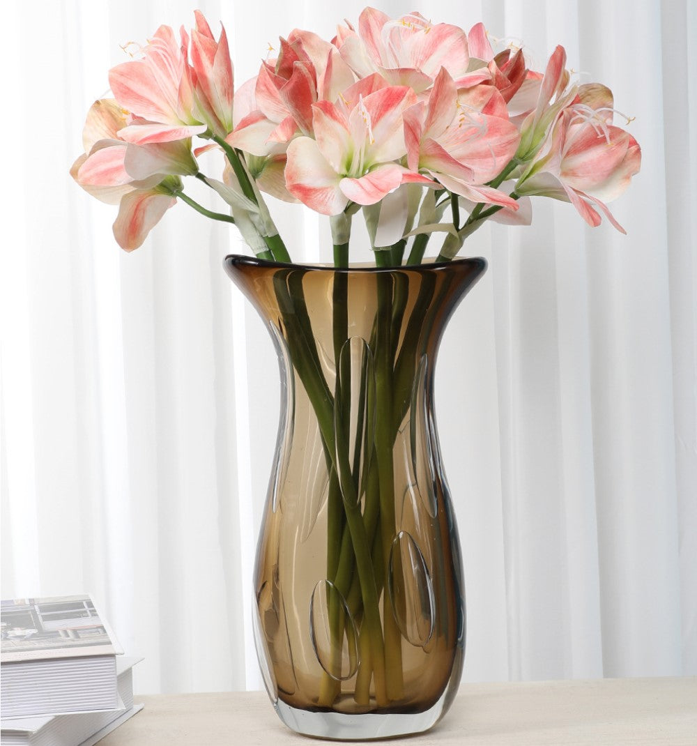 Lirios artificiales de 22" para bodas y eventos - Rosa