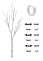Ramas artificiales de 29" para bodas y eventos - 02