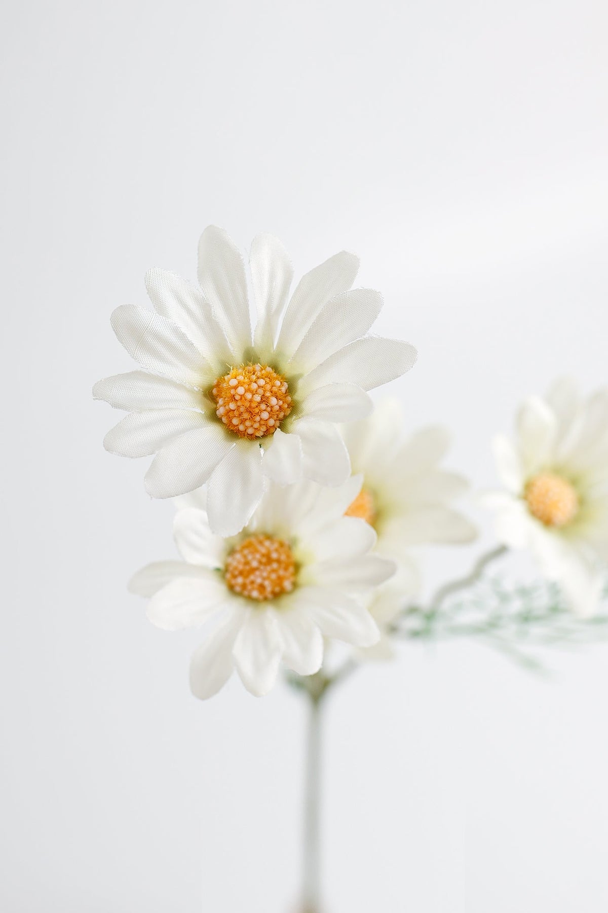 Margaritas artificiales de 18" para bodas y eventos - Amarillo