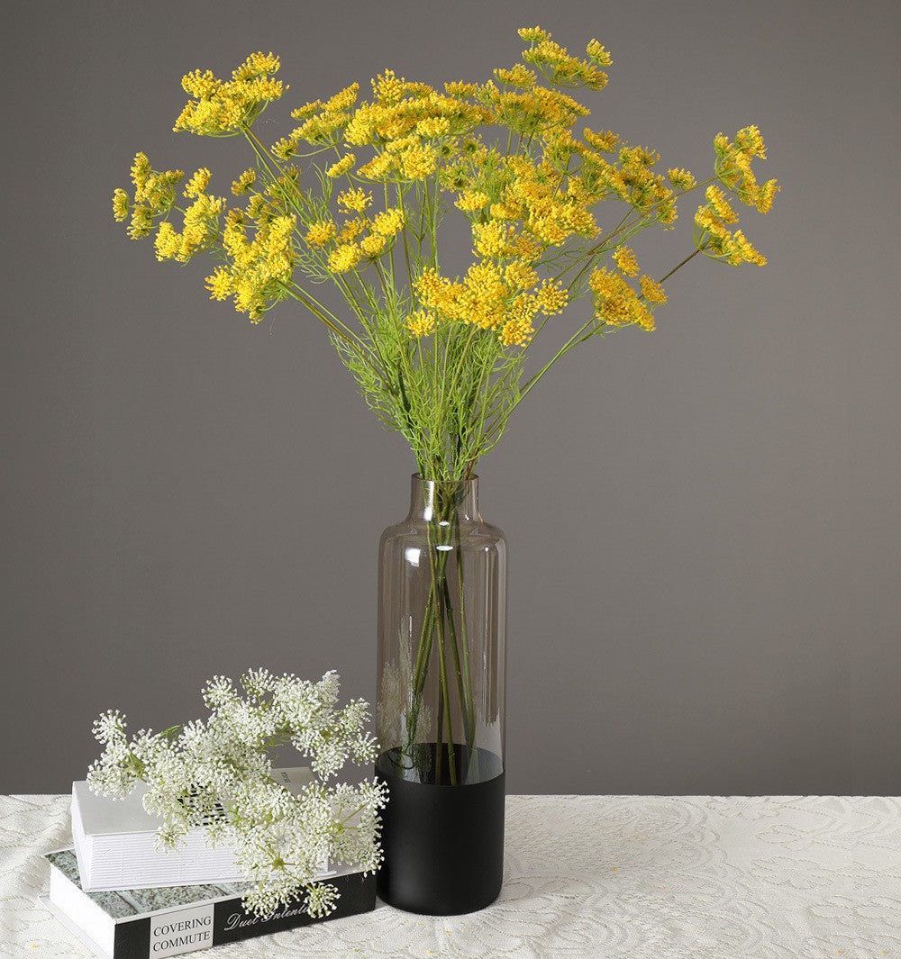 Tallos artificiales de 32" para bodas y eventos - Amarillo