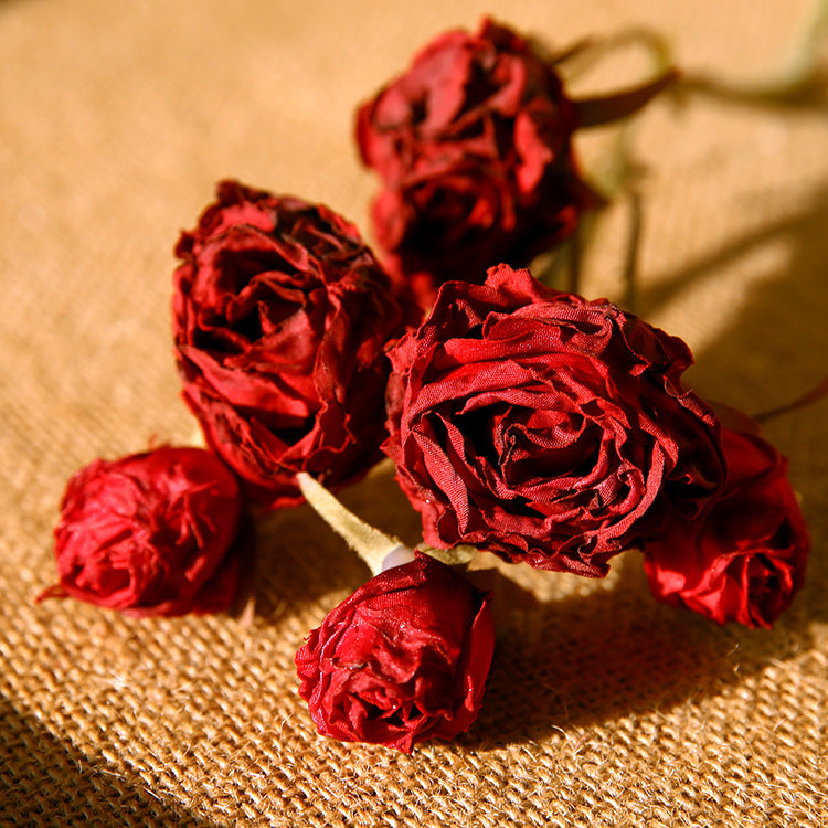Rosas artificiales de 20" para bodas y eventos - Fall amarillo