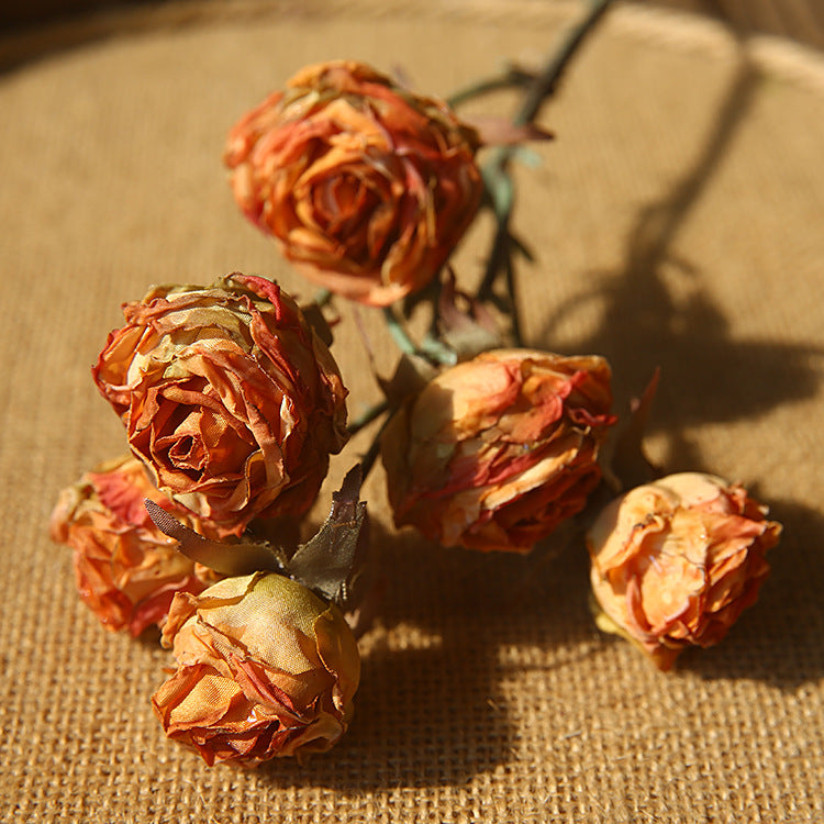 Rosas artificiales de 20" para bodas y eventos - Naranja