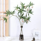Flores artificiales de 35" para bodas y eventos - Blanco