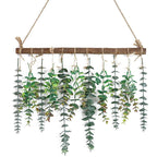 Eucalipto artificial con resistencia a los rayos UV de 13" x 17" para jardín, balcón y terraza