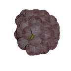 Eucalipto artificial de 3" x 3" 50 piezas para decoración de otoño - Gris/morado