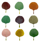 Eucalipto artificial de 3" x 3" 50 piezas para decoración de otoño - Gris verde