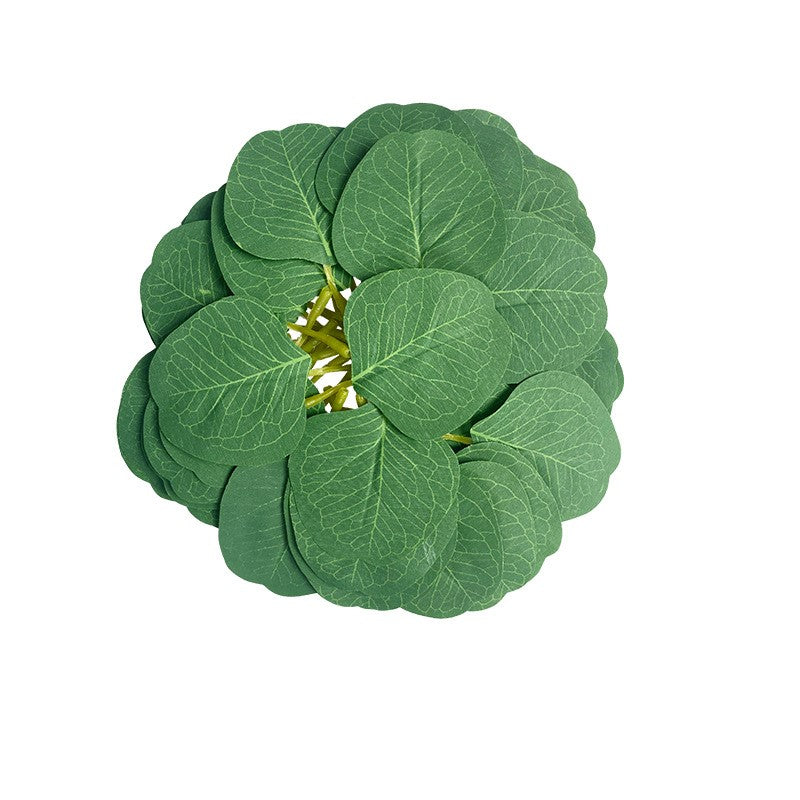 Eucalipto artificial de 3" x 3" 50 piezas para decoración de otoño - Light verde