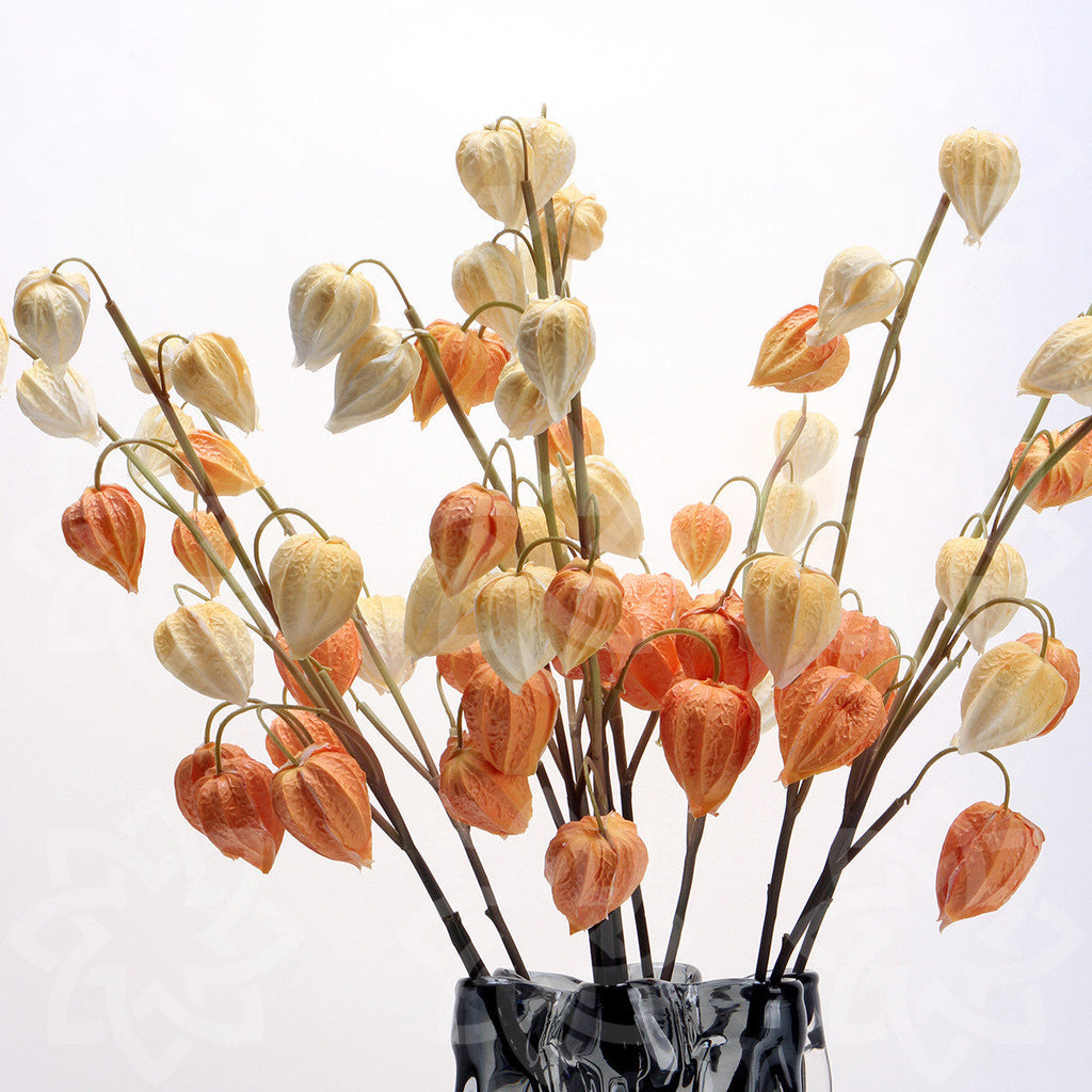 Bayas artificiales con tacto real de 27" para decoración de otoño - Plum