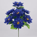 Rosas artificiales con resistencia a los rayos UV de 20" para jardín, balcón y terraza - Lilac