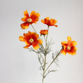 Rosas artificiales de 23" para bodas y eventos - Peacock