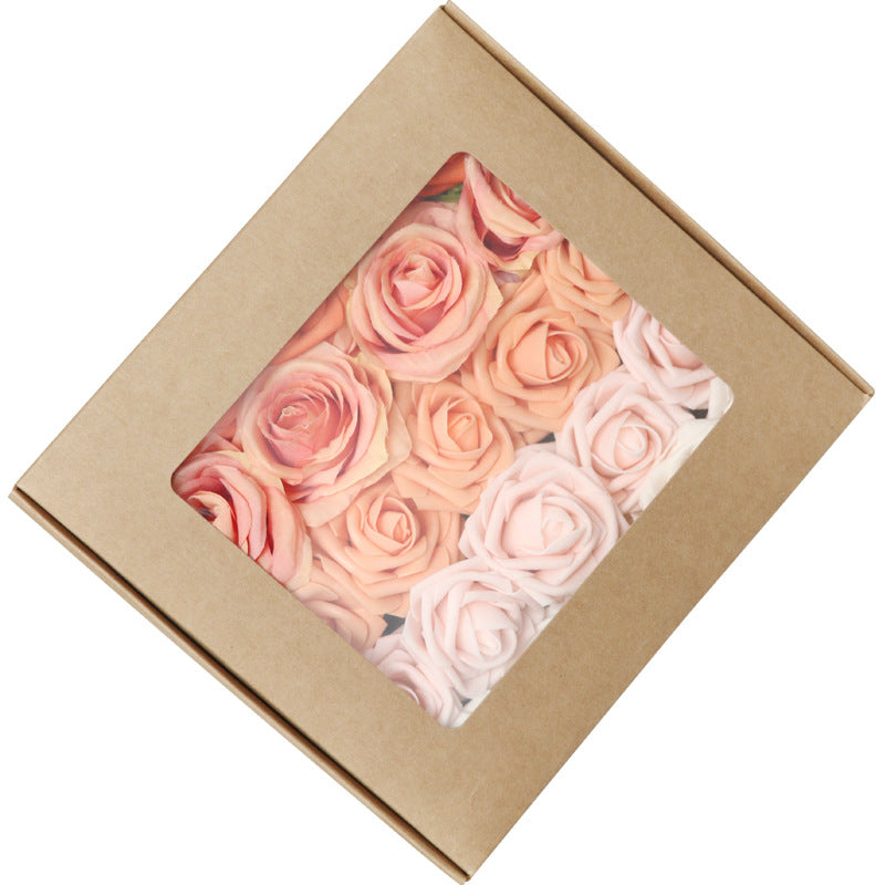 Rosas artificiales con tacto real de 10" x 12" para bodas y eventos
