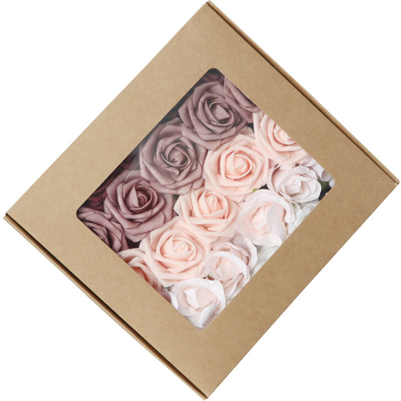 Rosas artificiales con tacto real de 10" x 12" para bodas y eventos