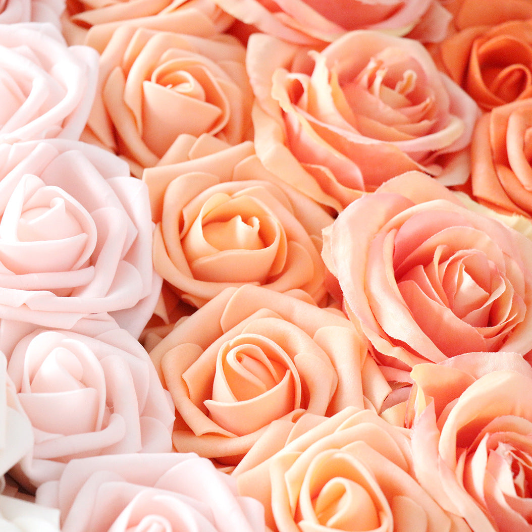 Rosas artificiales con tacto real de 10" x 12" para bodas y eventos