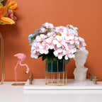 Arbusto artificial de 9" para arreglos florales y proyectos DIY - Crema