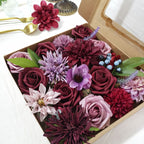 Dalias artificiales de 10" x 10" para bodas y eventos