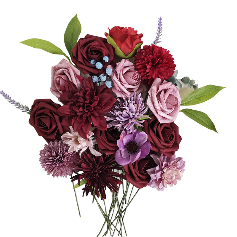 Dalias artificiales de 10" x 10" para bodas y eventos