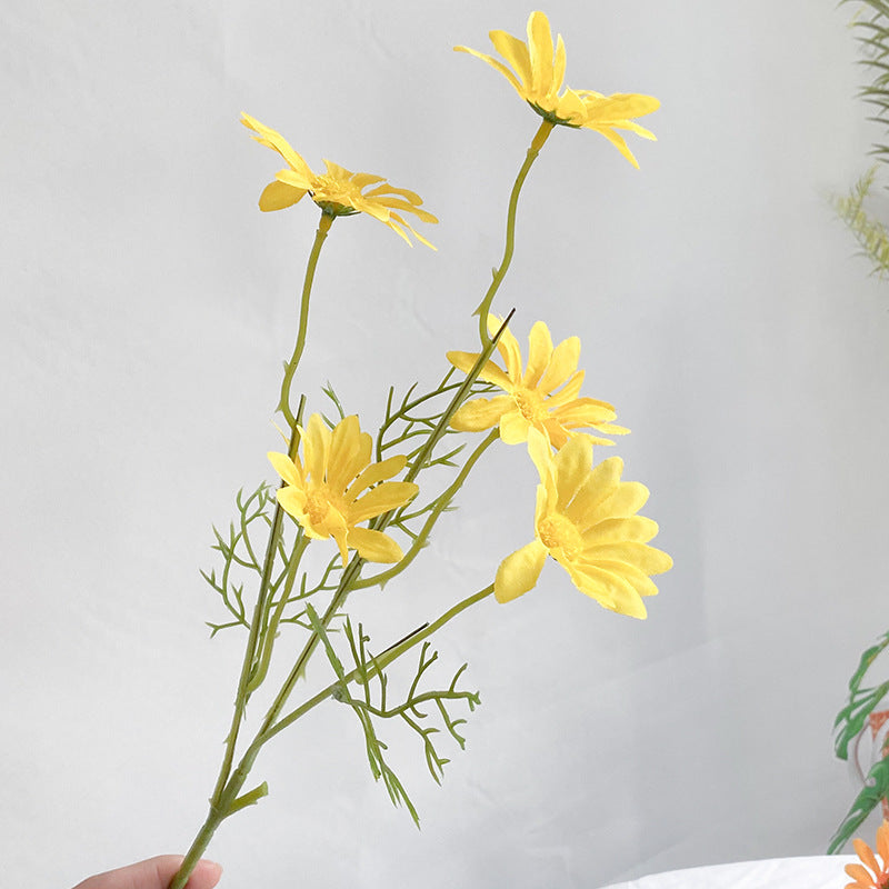 Margaritas artificiales de 20" 10 piezas para jardín, balcón y terraza - Rosa