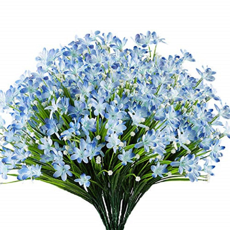 Narcisos artificiales con resistencia a los rayos UV de 14" x 9" 8 piezas para jardín, balcón y terraza