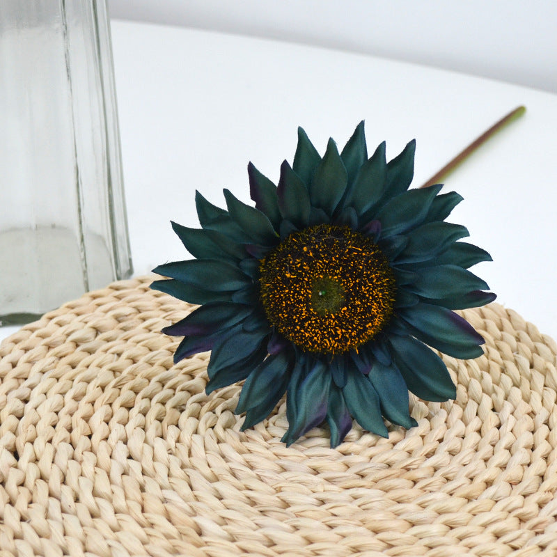 Girasoles artificiales de 18" para bodas y eventos - Rojo