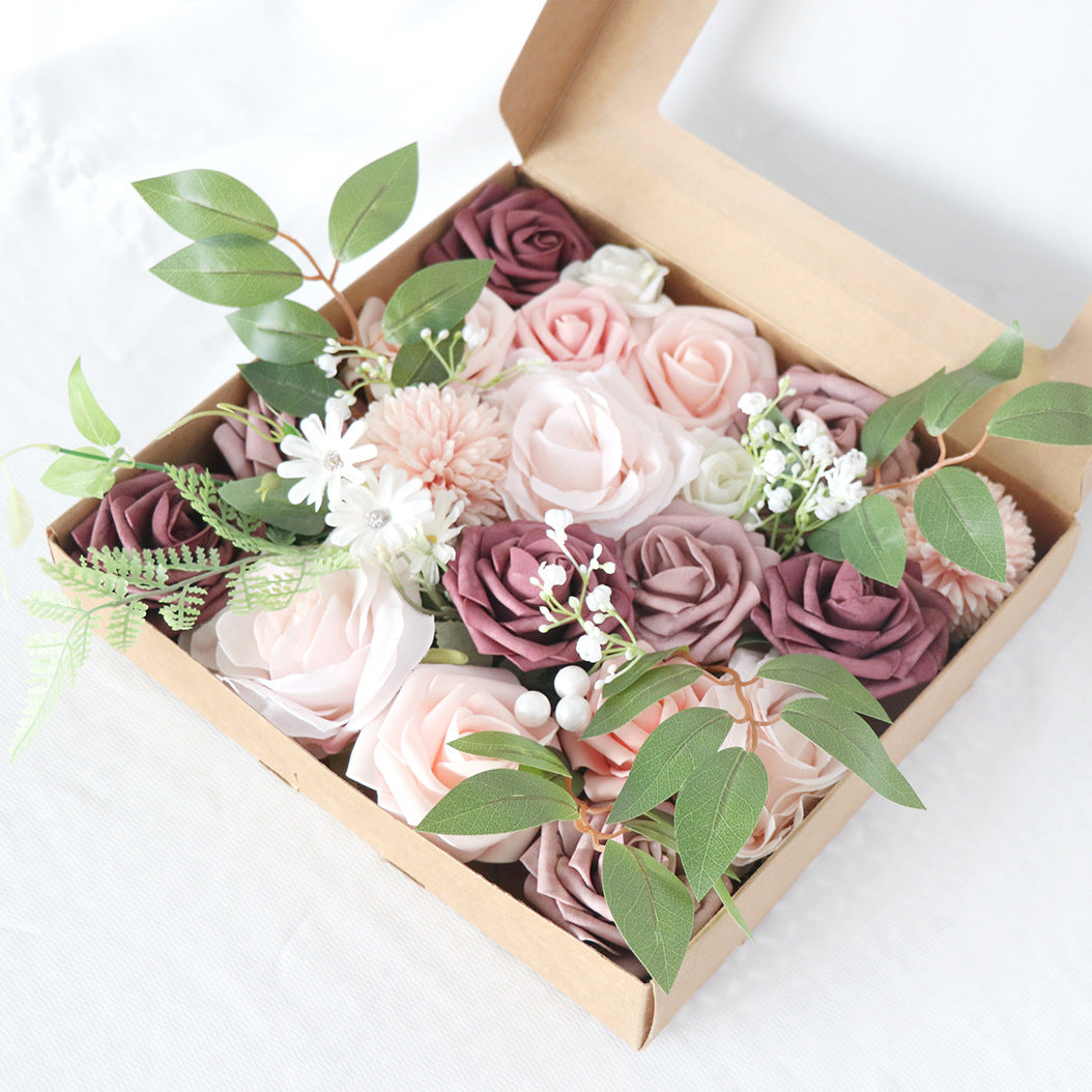 Rosas artificiales para bodas y eventos
