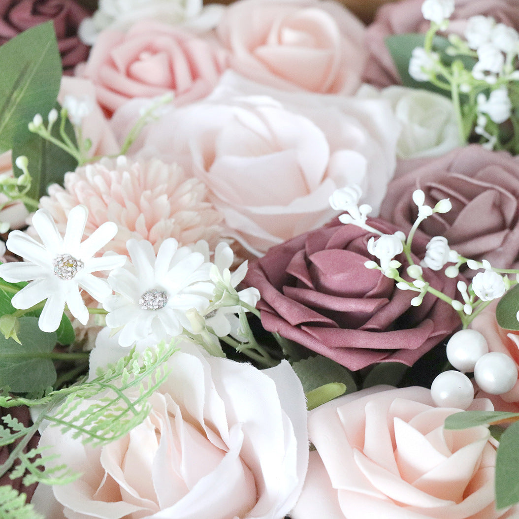 Rosas artificiales para bodas y eventos