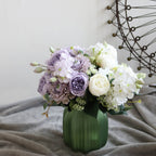 Peonías artificiales de 12" para bodas y eventos - Morado