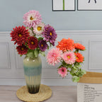 Margaritas artificiales de 26" para bodas y eventos - Dorado naranja