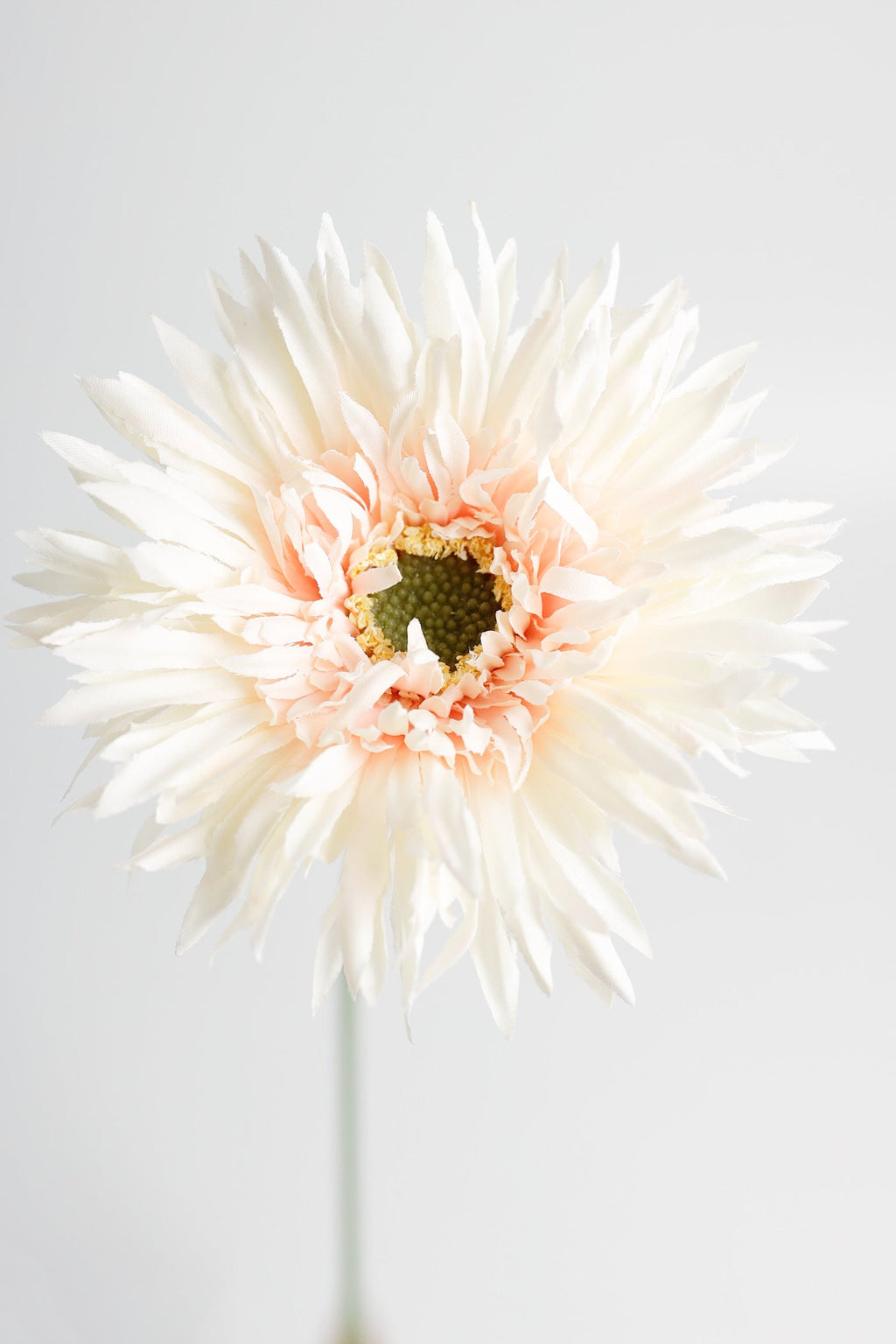 Margaritas artificiales de 17" para decoración de interiores - Rosa claro