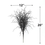 Arbusto artificial de 17" para decoración navideña