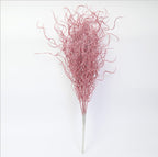 Arbusto artificial de 17" para decoración navideña - Rosa