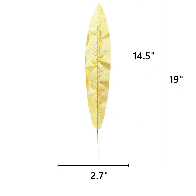 Hojas de palmera artificiales con resistencia a los rayos UV para jardín, balcón y terraza - Eucalyptus stem