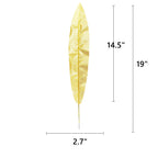 Hojas de palmera artificiales con resistencia a los rayos UV para jardín, balcón y terraza - Eucalyptus stem